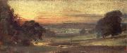 John Constable The Valley of the Stour at sunset 31 October1812 USA oil painting artist